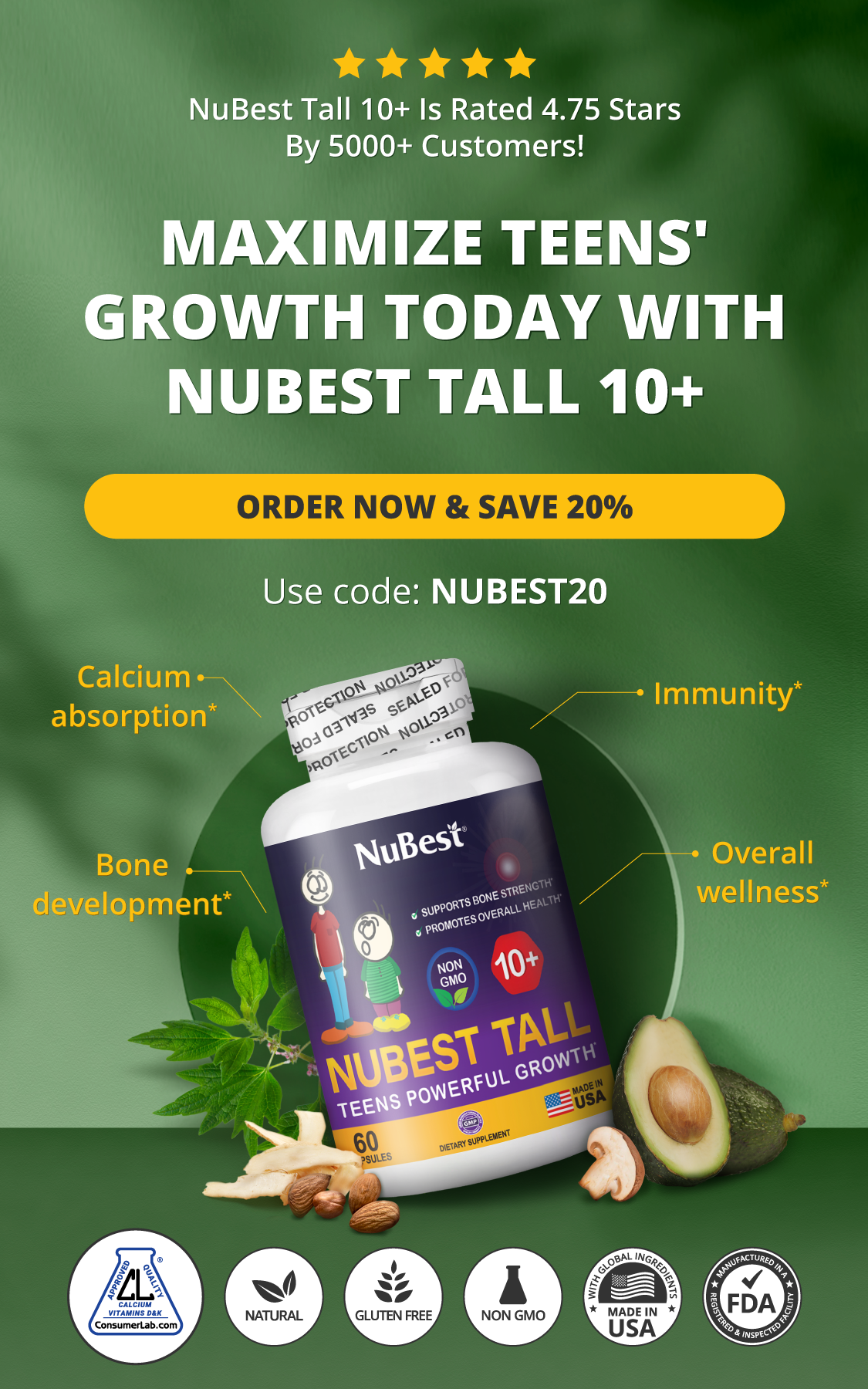 NuBest Nutrition Banner