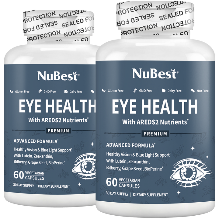 Eye Health, Advanced Formula for Healthy Vision & Blue Light Support, 60 Vegan Capsules