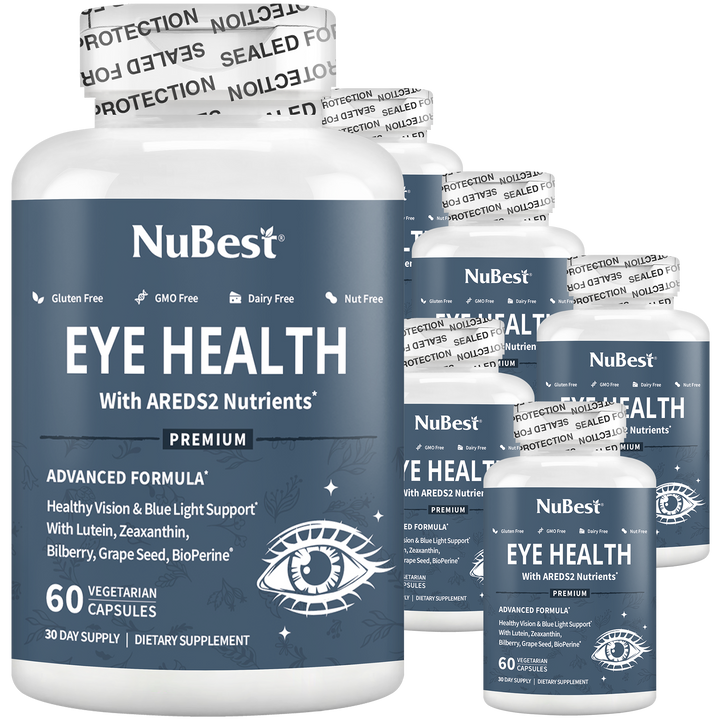 Eye Health, Advanced Formula for Healthy Vision & Blue Light Support, 60 Vegan Capsules