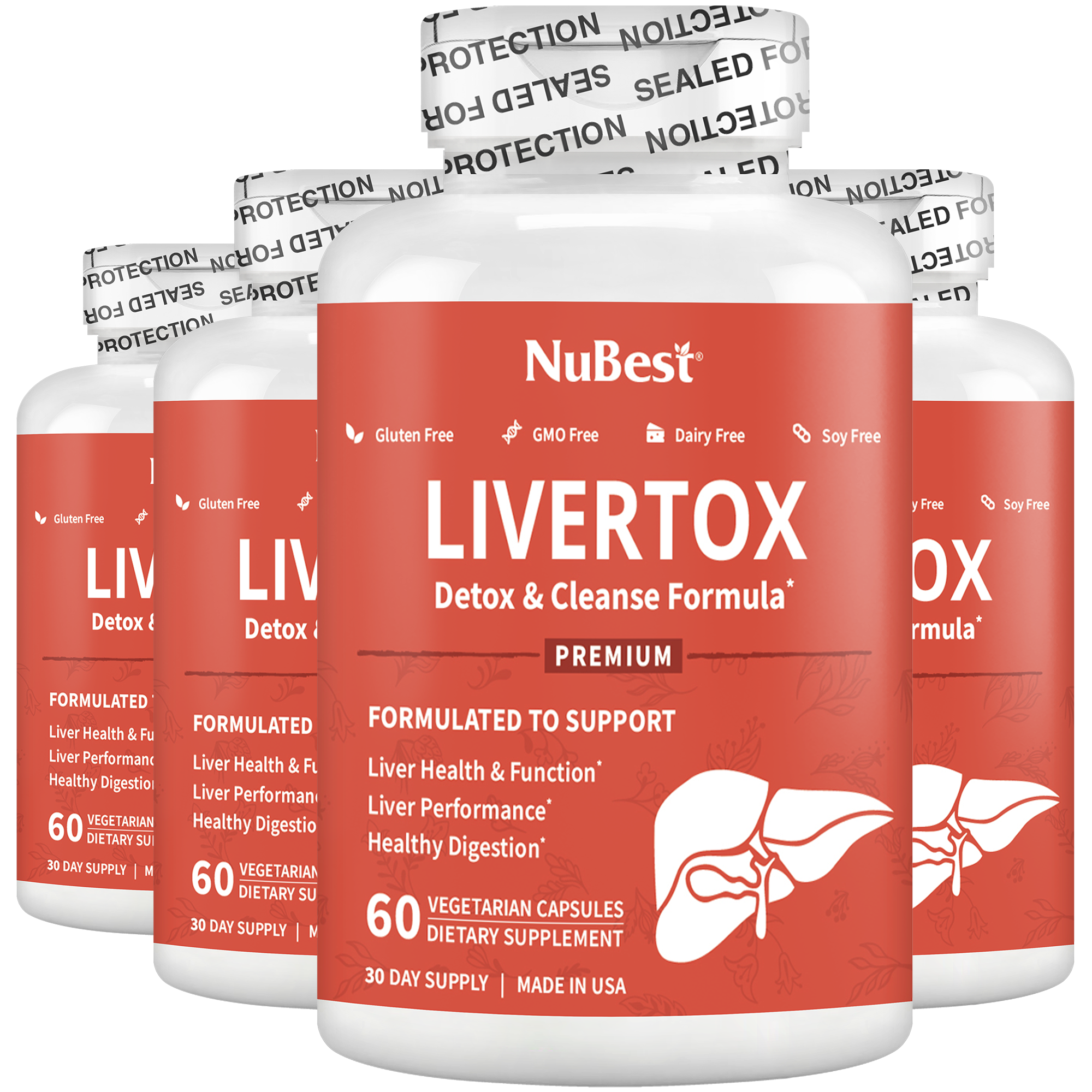 LiverTox, Advanced Formula For Liver Detox, Cleanse & Digestion, 60 Ve