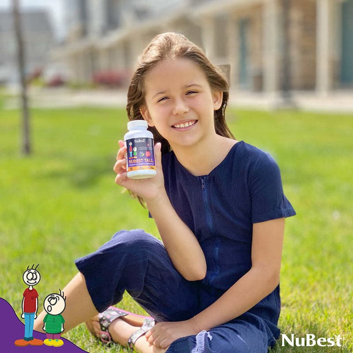 NuBest Tall, For Children (5+) & Teens Who Don't Drink Milk Daily, 60 Capsules - Pack of 3 - NuBest Nutrition®