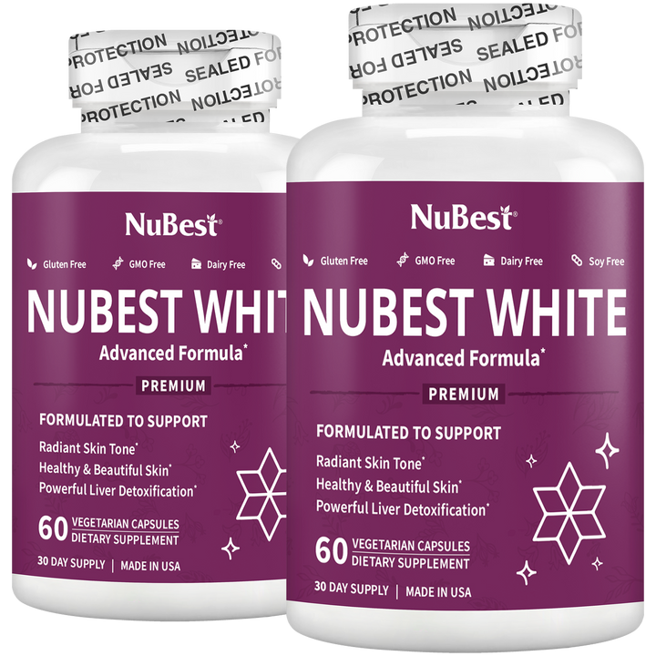 NuBest White - Skin Brightening Formula, 60 Vegan Capsules