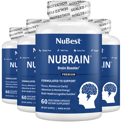 NuBrain, For Brain Health, Focus & Memory, 60 Vegan Capsules