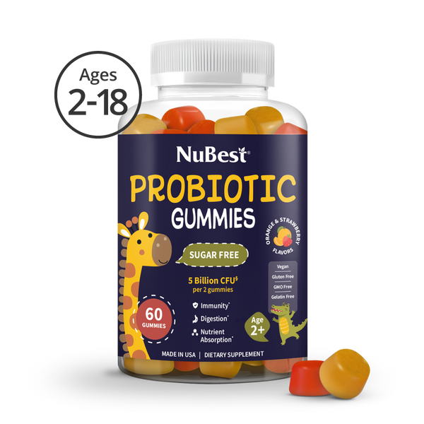 Probiotic Vegan Gummies, Sugar-Free Wellness